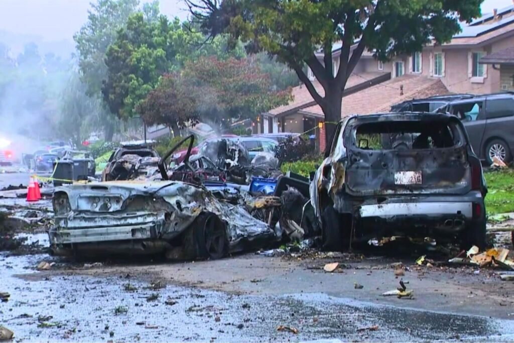 San-Diego-Plane-Crash-1024x683 San Diego Plane Crash: Cessna 550 Crashes into Murphy Canyon Neighborhood, Igniting Fires and Causing Evacuations